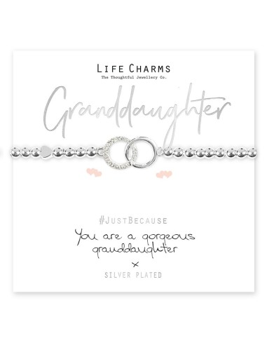 BRACCIALETTO LIFE CHARM GORGEOUS GRANDDAUGHTER