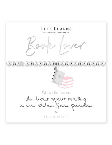 BRACCIALETTO LIFE CHARM BOOK LOVER