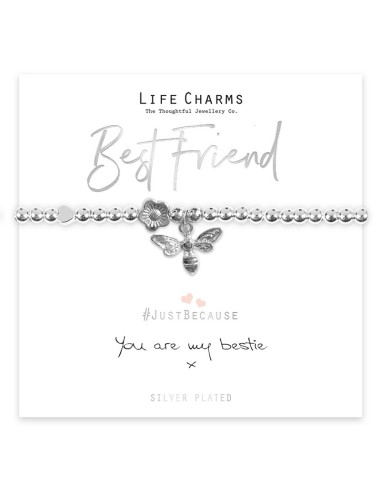 BRACCIALETTO LIFE CHARM YOU ARE MY BESTIE