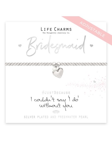 BRACCIALETTO LIFE CHARM BE MY BRIDESMAID