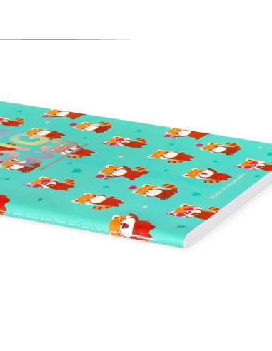 QUADERNO A5 A RIGHE LEGAMI RED PANDA