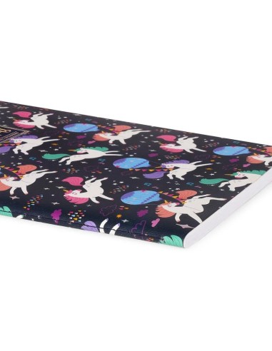 QUADERNO A5 A RIGHE LEGA UNICORN