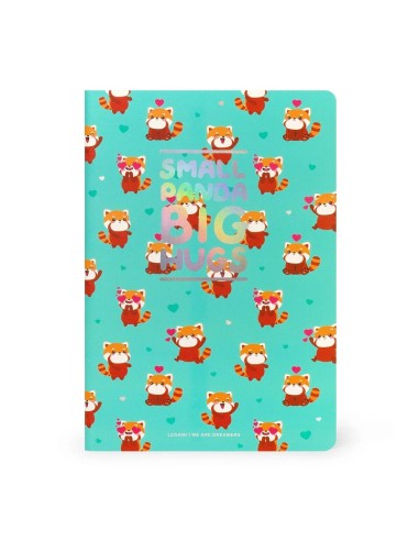 QUADERNO A6 A RIGHE LEGAMI RED PANDA