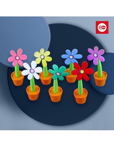 FLOWERS GEL PEN CON VASO