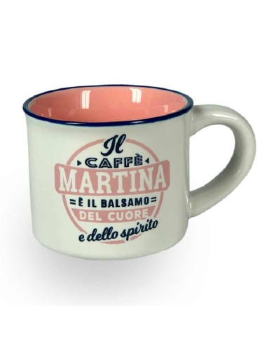 TAZZINA DA CAFFE' CON NOME - MARTINA