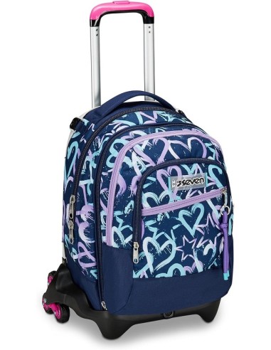 TROLLEY SEVEN JACK 3WD+ DETACH CRYSTAL PURPLE