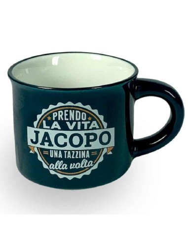 TAZZINA DA CAFFE' CON NOME - JACOPO