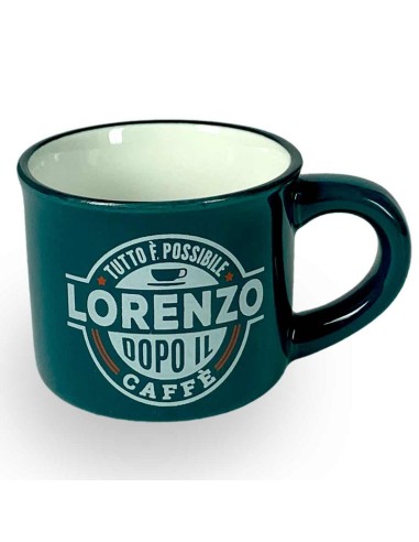 TAZZINA DA CAFFE' CON NOME - LORENZO