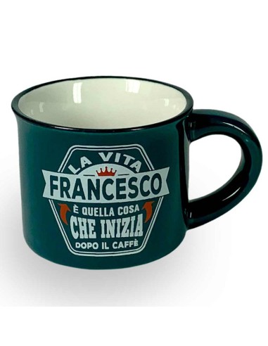 TAZZINA DA CAFFE' CON NOME - FRANCESCO