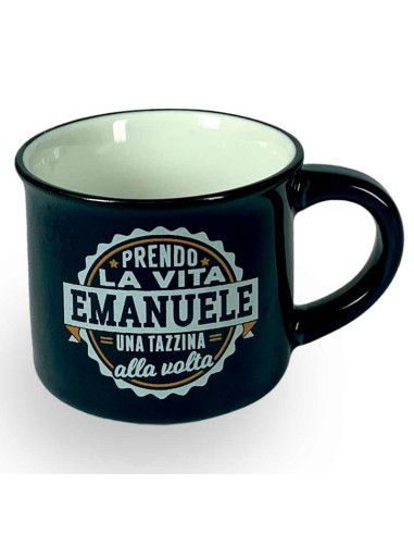 TAZZINA DA CAFFE' CON NOME - EMANUELE