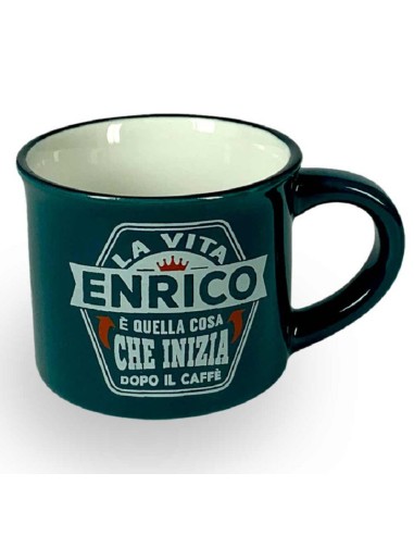 TAZZINA DA CAFFE' CON NOME - ENRICO
