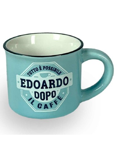 TAZZINA DA CAFFE' CON NOME - EDOARDO
