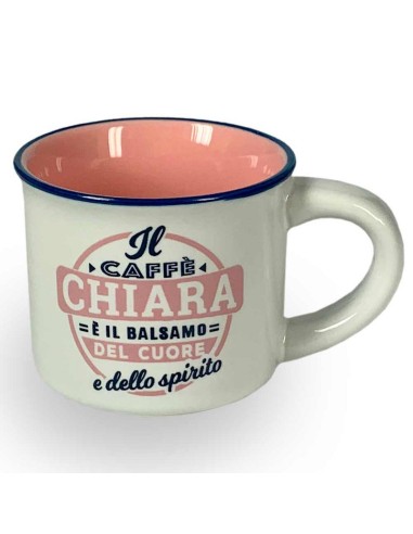 TAZZINA DA CAFFE' CON NOME - CHIARA