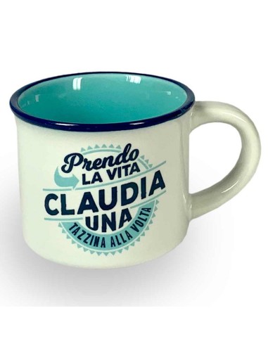 TAZZINA DA CAFFE' CON NOME - CLAUDIA