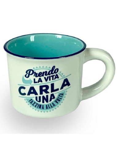 TAZZINA DA CAFFE' CON NOME - CARLA