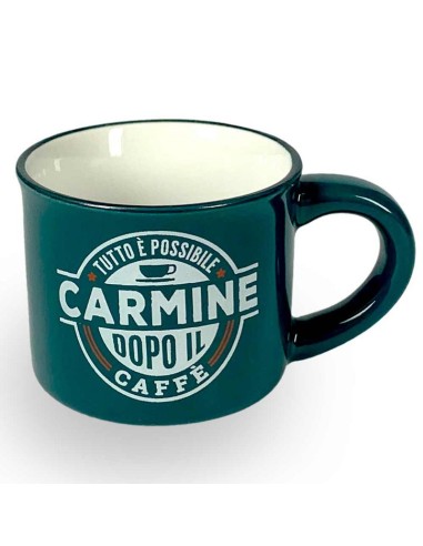 TAZZINA DA CAFFE' CON NOME - CARMINE