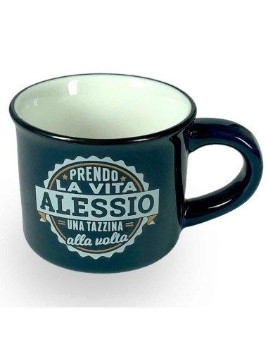 TAZZINA DA CAFFE' CON NOME - ALESSIO