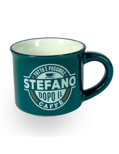 TAZZINA DA CAFFE' CON NOME - STEFANO