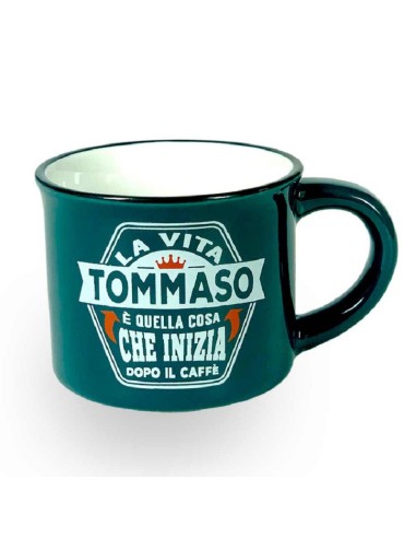 TAZZINA DA CAFFE' CON NOME - TOMMASO