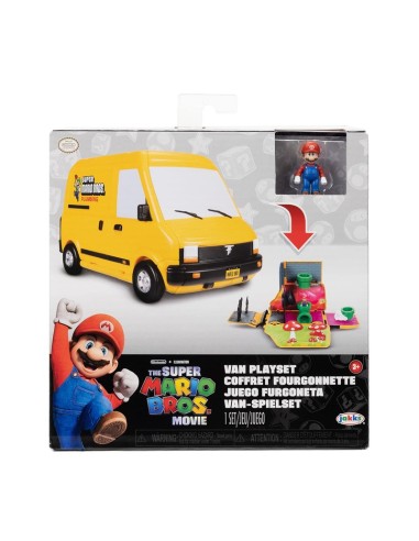 Super Mario Movie playset Mini Van con personaggio