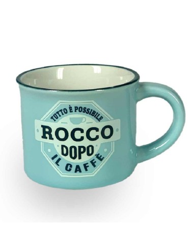 TAZZINA DA CAFFE' CON NOME - ROCCO 