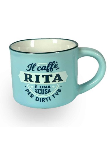TAZZINA DA CAFFE' CON NOME - RITA