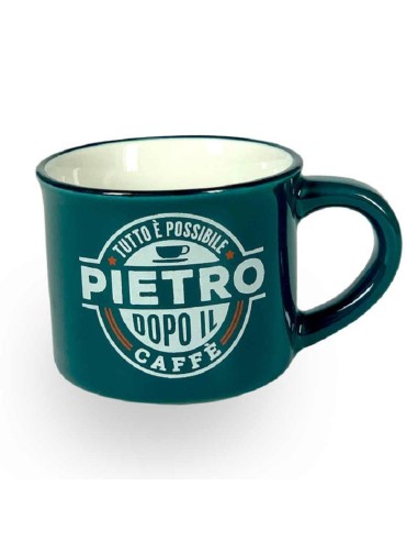 TAZZINA DA CAFFE' CON NOME - PIETRO