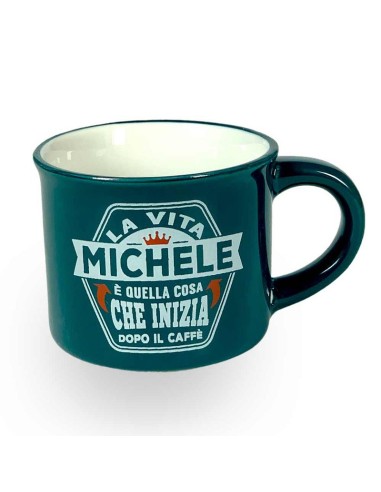 TAZZINA DA CAFFE' CON NOME - MICHELE