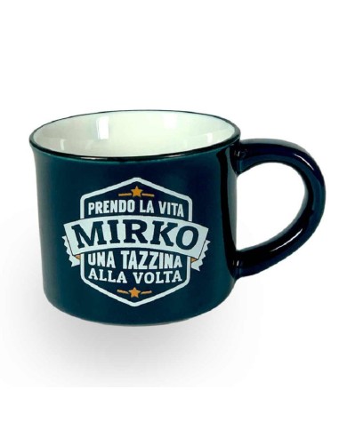 TAZZINA DA CAFFE' CON NOME - MIRKO
