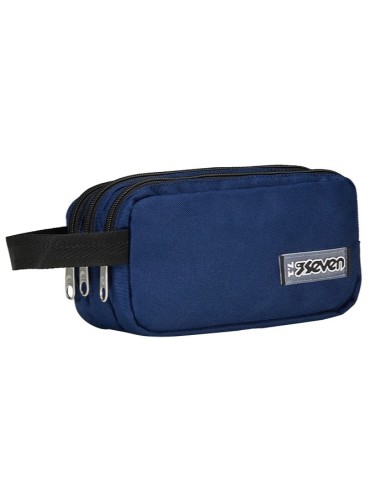 PORTAPENNE 3 ZIP SEVEN FREETHINK BLU