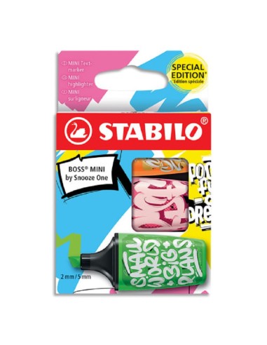 EVIDENZIATORI STABILO BOSS MINI 3 PZ.