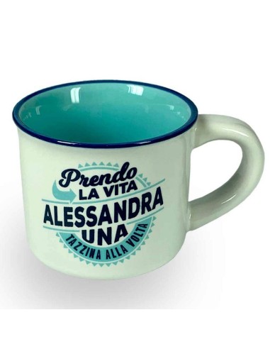 TAZZINA DA CAFFE' CON NOME - ALESSANDRA