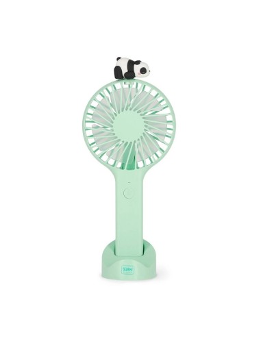 VENTILATORE PORTATILE RICARICABILE CON BASE LEGAMI PANDA