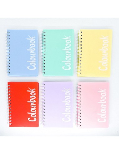COLOURBOOK QUADERNINO A7 SPIRALATO RIGHI 