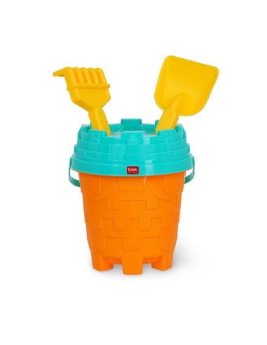 SET SPIAGGIA CON SECCHIELLO E FORMINE LEGAMI