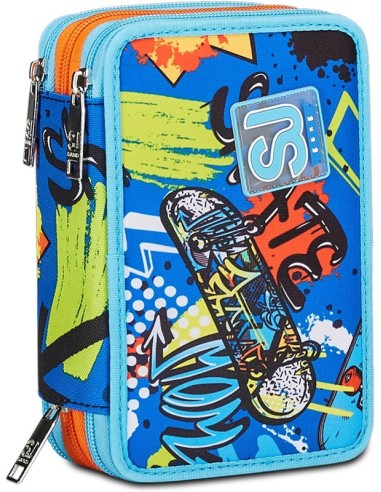 ASTUCCIO 3 ZIP SJ GANG TRICKYLED