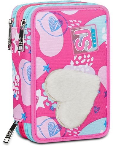 ASTUCCIO 3 ZIP SJ GIRL PINKFUR