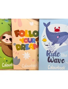 KIT 5 QUADERNI COLOURBOOK FANTASIA