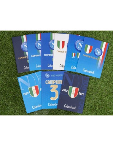 KIT 3 QUADERNI COLOURBOOK SSC NAPOLI