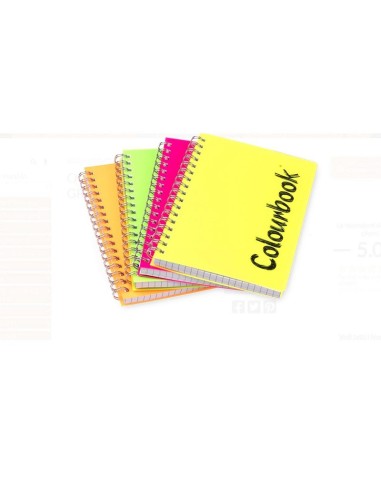COLOURBOOK QUADERNO A6 SPIRALATO RIGHI - GIALLO E ARANCIO