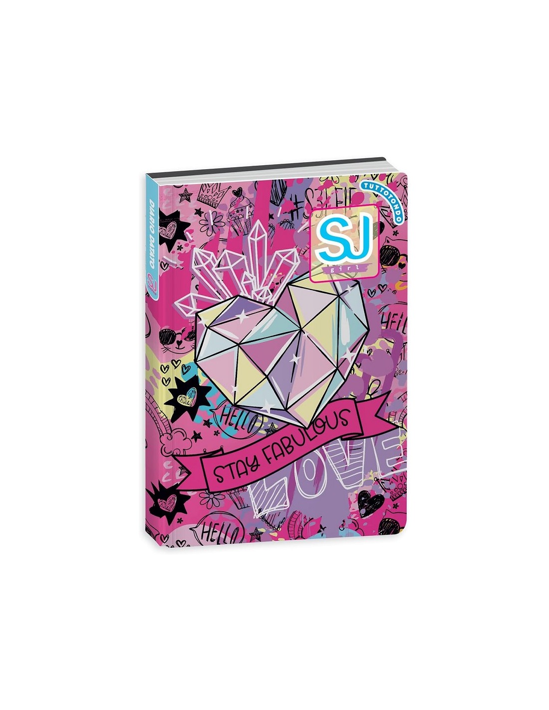 Sj Gang Girl Diario Agenda 10 Mesi Datato