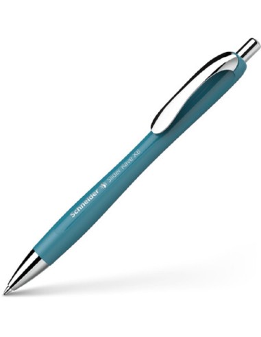 PENNA A SFERA SCHNEIDER SLIDER RAVE TEAL XB - INCHIOSTRO BLU