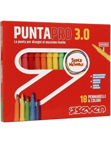 PENNARELLI SEVEN PUNTAPRO 3.0 - 18 PZ.