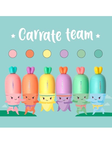 EVIDENZIATORI MINI FLUO - Carotine Team LEGAMI...