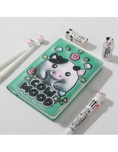NOTEBOOK A5 ITOTAL 3D SQUISHY MUCCA