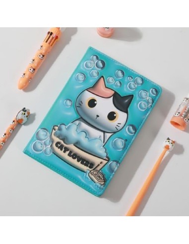 NOTEBOOK A5 ITOTAL 3D SQUISHY GATTO
