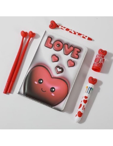 NOTEBOOK A5 ITOTAL 3D SQUISHY CUORE