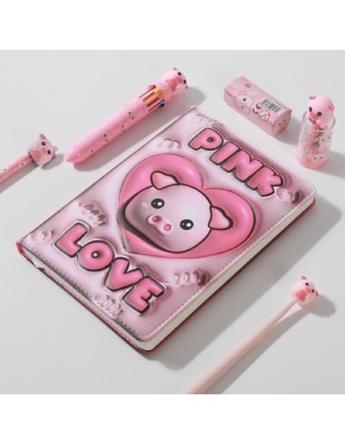 NOTEBOOK A5 ITOTAL 3D SQUISHY MAIALINO
