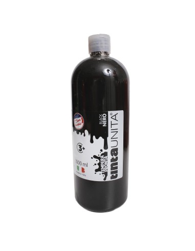 TEMPERA TINTA UNITA 1000ML - NERO 
