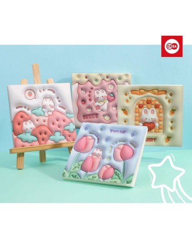 SQUARE SPRNG NOTEBOOK + PENNA